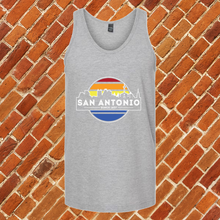 Load image into Gallery viewer, San Antonio City Line Colors Unisex Tank Top
