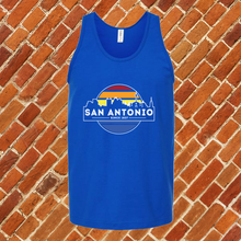 Load image into Gallery viewer, San Antonio City Line Colors Unisex Tank Top
