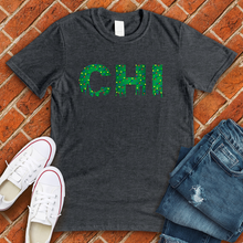 Load image into Gallery viewer, CHI Skyline Xmas Lights Tee
