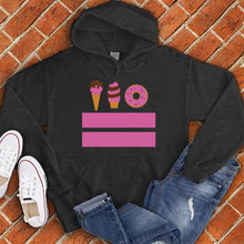 Load image into Gallery viewer, Washington DC Ice Cream Donut Flag Hoodie
