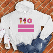 Load image into Gallery viewer, Washington DC Ice Cream Donut Flag Hoodie
