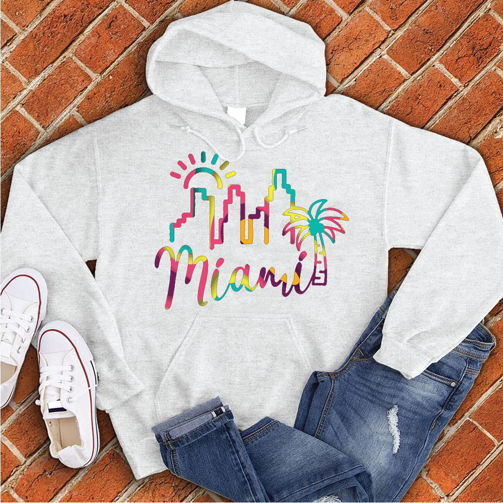 Miami Colorful City Hoodie