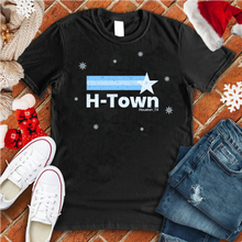 Load image into Gallery viewer, H town Snow Flake Shooting Star Tee
