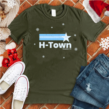 Load image into Gallery viewer, H town Snow Flake Shooting Star Tee
