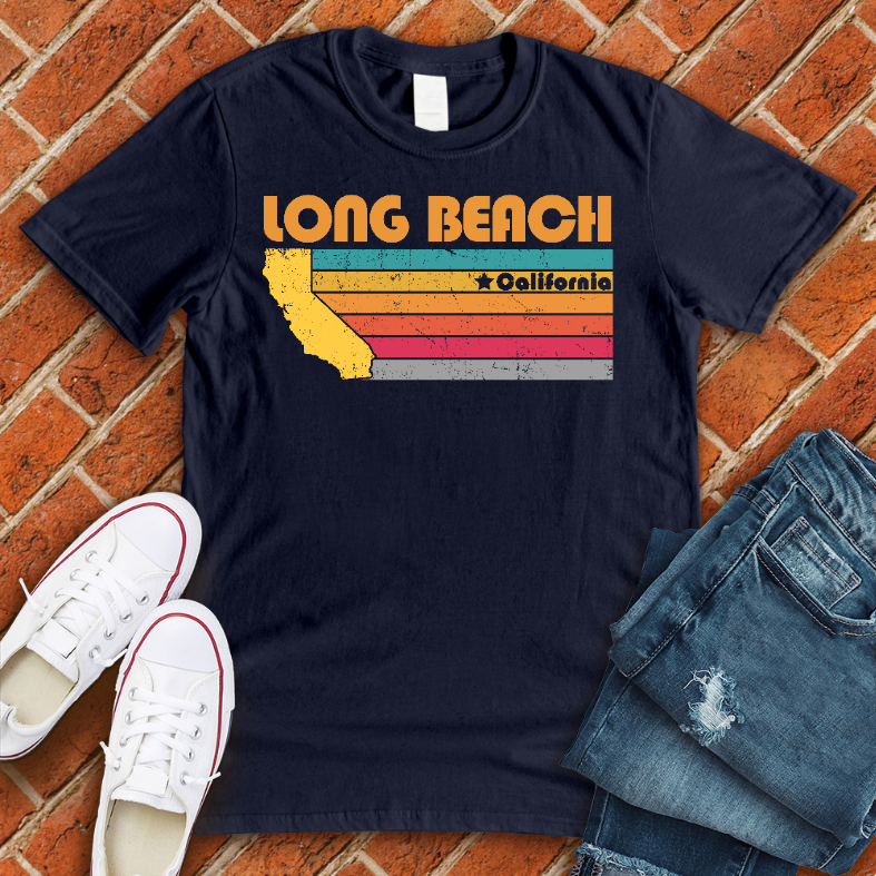 Retro Long Beach Tee