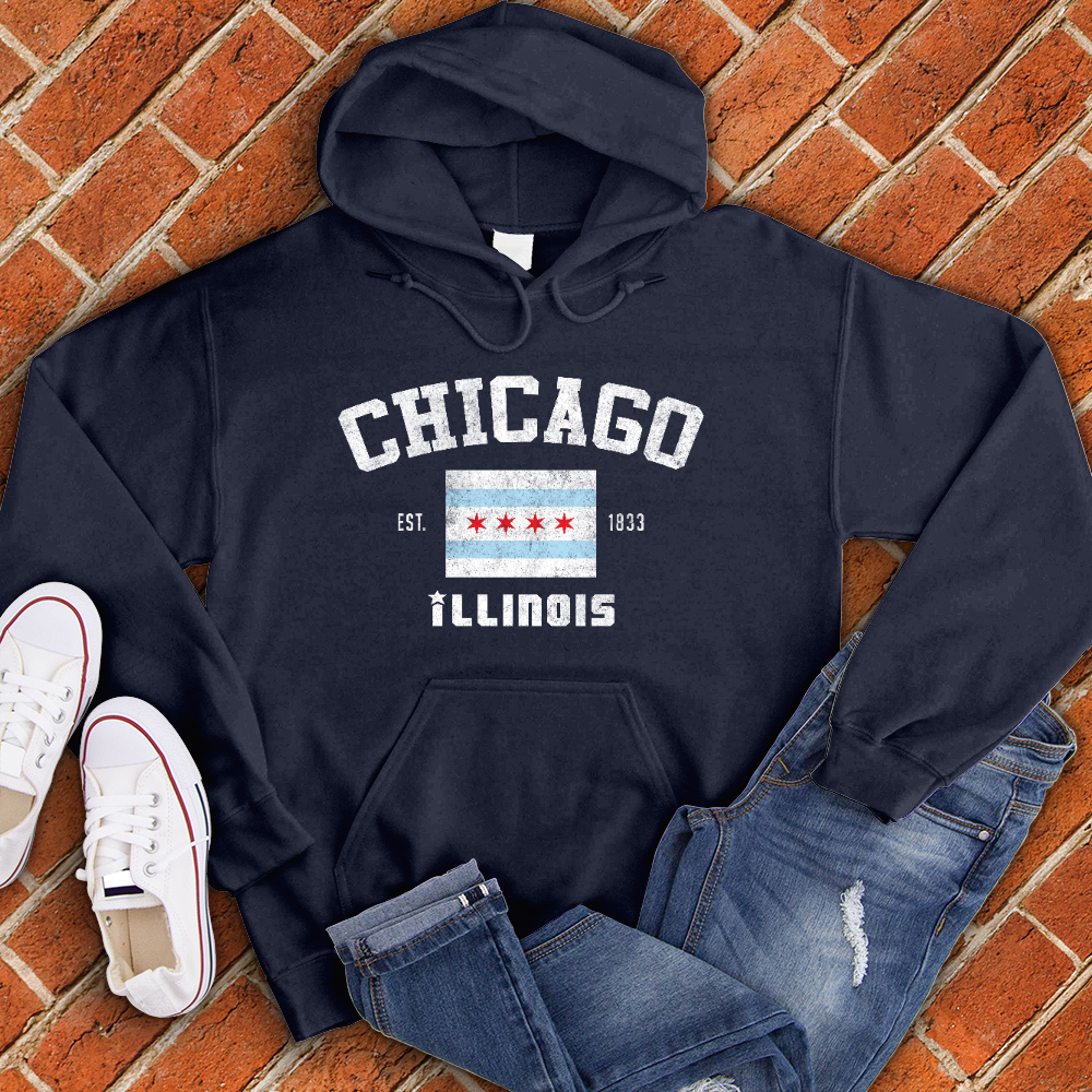 Chicago EST Flag Hoodie