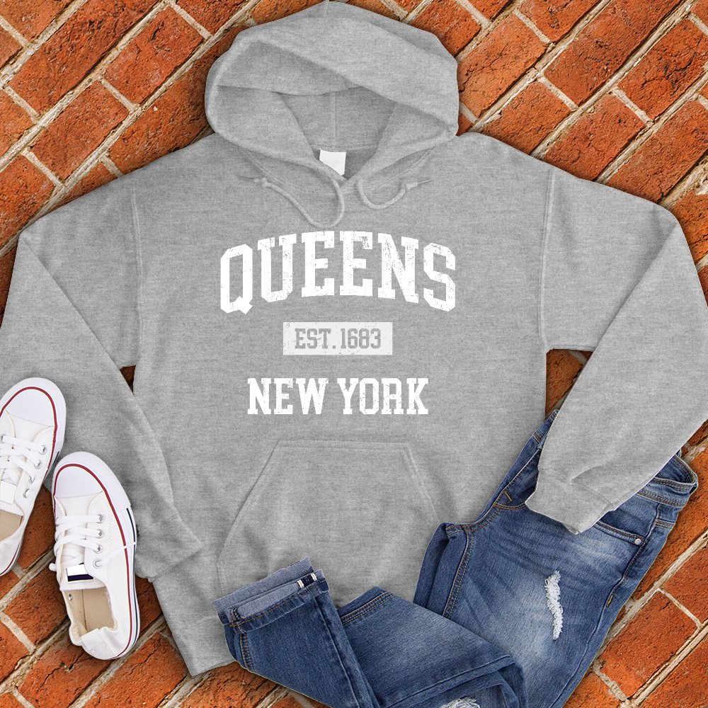 Queens New York Hoodie – City Tees
