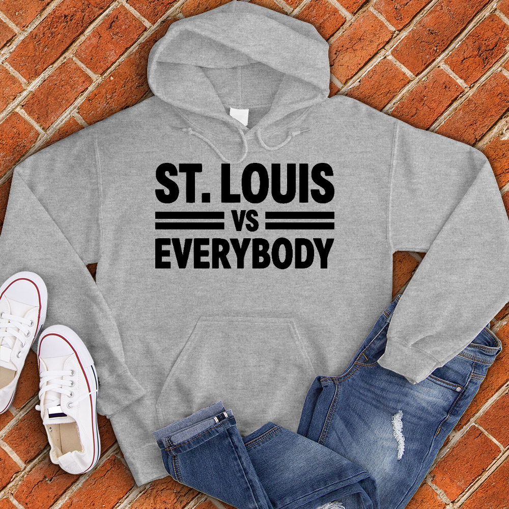 Grey Logo Hoodie – We're St Louis!!!