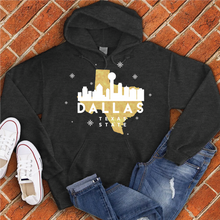 Load image into Gallery viewer, Texas State Snowflakes Hoodie
