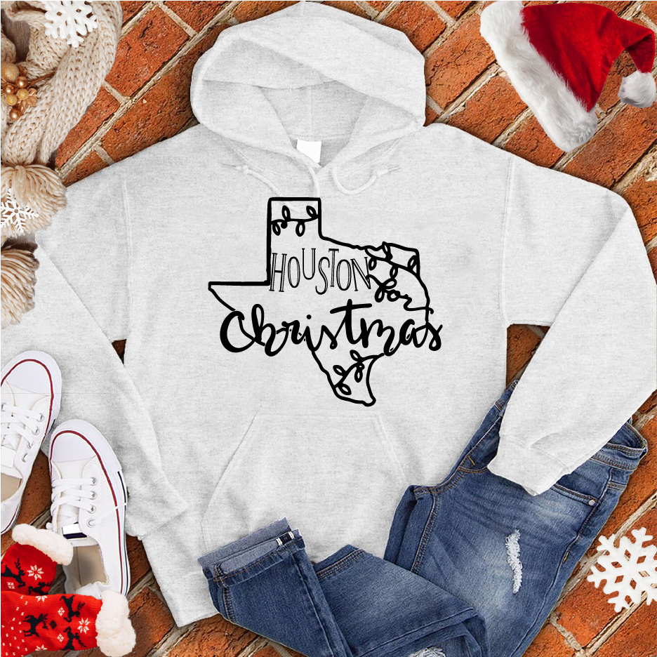 Houston Christmas State Hoodie